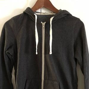 Abbot + Main Women's Full Zip Fleece Hooded  Gray